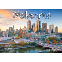 2026 Calendar Big Print Melbourne Horizontal Wall, Bartel BP634