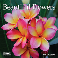 2026 Calendar Ruby Beautiful Flowers Square Wall, Bartel RB613