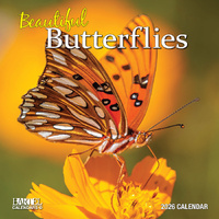 2026 Calendar Ruby Beautiful Butterflies Square Wall, Bartel RB619