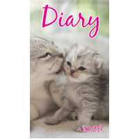 2026 Diary Pocket Month to View Cat, Bartel DI601