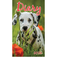 2026 Diary Pocket Month to View Dog, Bartel DI601