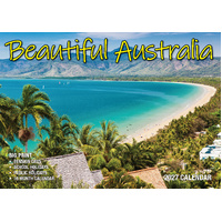2027 Calendar Bartel Big Print Beautiful Australia Horizontal Wall, BP718