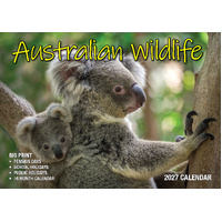 2027 Calendar Bartel Big Print Australian Wildlife Horizontal Wall, BP721
