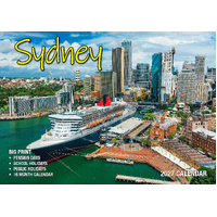 2027 Calendar Bartel Big Print Sydney Horizontal Wall, BP724