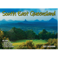 2027 Calendar Bartel Big Print South East Queensland Horizontal Wall, BP728