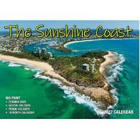 2027 Calendar Bartel Big Print Sunshine Coast Horizontal Wall, BP730