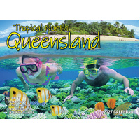 2027 Calendar Bartel Big Print Tropical North Queensland Horizontal Wall, BP732