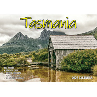2027 Calendar Bartel Big Print Tasmania Horizontal Wall, BP735
