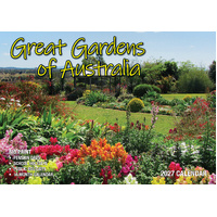 2027 Calendar Bartel Big Print Great Gardens of Australia Horizontal Wall, BP760