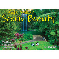 2027 Calendar Bartel Big Print Australian Scenic Beauty Horizontal Wall, BP761