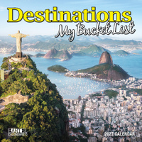 2027 Calendar Bartel Ruby Destinations Square Wall, RB730