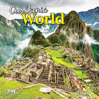 2027 Calendar Bartel Ruby Our Iconic World Square Wall, RB746