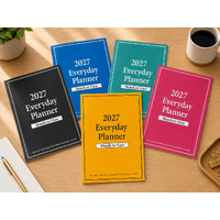 2027 Planner Bartel Calendars Everyday A4 Month to View Orange, BG703
