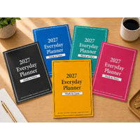 2027 Planner Bartel Calendars Everyday A4 Week to View Pink, BG707