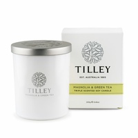 Tilley Triple Scented Soy Candles - Magnolia & Green Tea