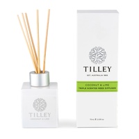 Tilley Triple Scented Reed Diffuser - Coconut & Lime 75 mL