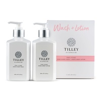 Tilley Hand & Body Lotion + Hand & Body Wash - Gift Pack - Pink Lychee FG0648