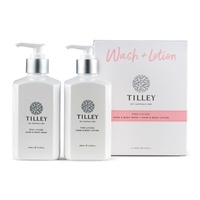Tilley Hand & Body Lotion + Hand & Body Wash - Gift Pack - Pink Lychee