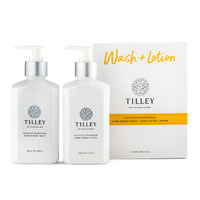 Tilley Hand & Body Wash + Hand & Body Lotion - Gift Pack - Tahitian Frangipani FG0647