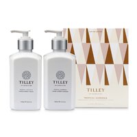 Tilley Hand & Body Lotion + Hand & Body Wash - Gift Pack - Tropical Gardenia