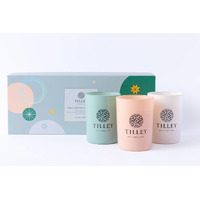 Tilley Trio Votive Candle Set of 3 x 70 g - Apple Blossom, Toffee Apple & Caramelised Vanilla, Vanilla Bean FG1843