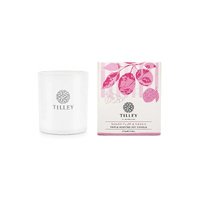 Tilley Triple Scented Soy Candle 240g Sugar Plum & Cassis, Refreshing Home Fragrance FG1931