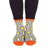 MDI Feet Speak Novelty Socks, One Size Fits All - Beer DE-FS/BE