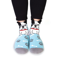 MDI Feet Speak Novelty Socks, One Size Fits All - French Bulldog DE-FS/FB