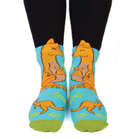 MDI Feet Speak Novelty Socks, One Size Fits All - Kangaroo DE-FS/KA2