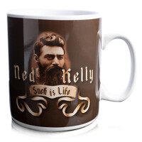 MDI Giant Coffee Mug 900 mL - Ned Kelly LT-GCM/BN