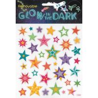 Glow in the Dark Removable Stickers - Stars