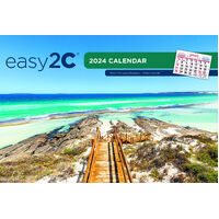 2022 Calendar easy2C Australian Date Pad, EsE-2c Easy To See 4267