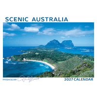 2027 Calendar David Messent Scenic Australia Horizontal Wall AC