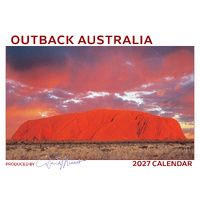 2027 Calendar David Messent Outback Australia Horizontal Wall OBC