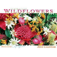 2022 Calendar Australian Wildflowers Horizontal Wall by David Messent