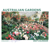 2027 Calendar David Messent Australian Gardens Horizontal Wall GC