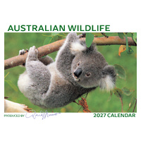 2027 Calendar David Messent Australian Wildlife Horizontal Wall WLC