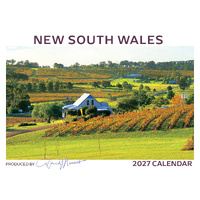 2027 Calendar David Messent New South Wales Horizontal Wall NSWC