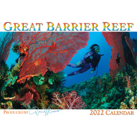 2022 Calendar Great Barrier Reef Horizontal Wall by David Messent