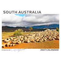 2027 Calendar David Messent South Australia Horizontal Wall SAC