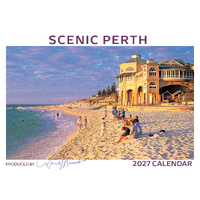 2027 Calendar David Messent Scenic Perth Horizontal Wall PEC