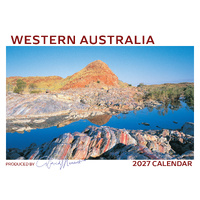 2027 Calendar David Messent Western Australia Horizontal Wall WAC