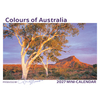 2027 Calendar David Messent Colours of Australia Mini Wall MCOL