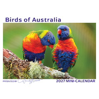 2027 Calendar David Messent Birds of Australia Mini Wall MB