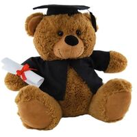 Graduation Soft Toy Brown Bear 18cm 76201-18G