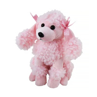 Elka Plush Penny Poodle Dog Pink 24cm, 21291-24P