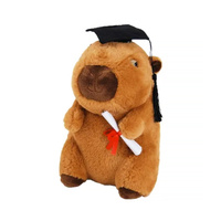 Elka Plush Graduation Capybara 23cm, 14949-23G
