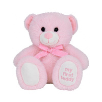 Elka Plush 18cm My First Teddy Bear Pink, 20693-18FPK