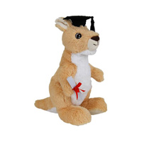Elka Plush 24cm Graduation Kangaroo, 21059-24G
