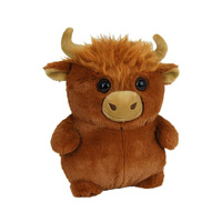 Elka Snuggle Buddies Plush 23cm Highland Cow, 6687-23H